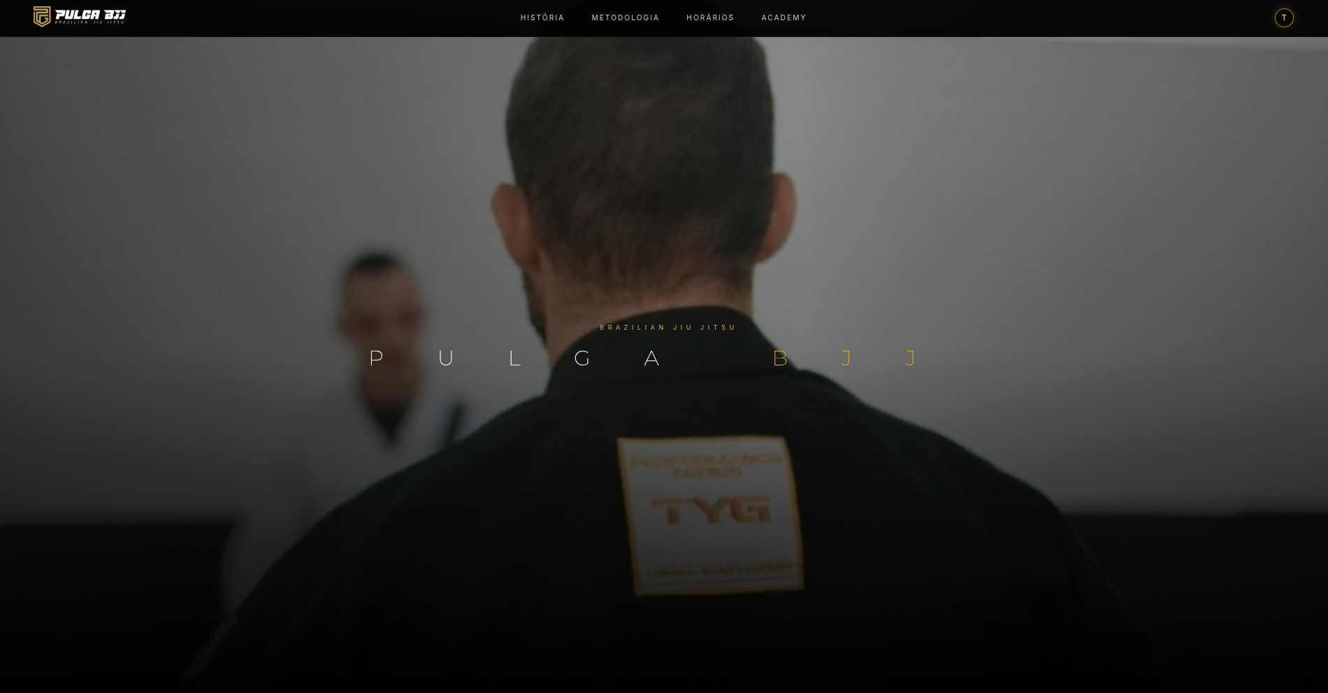 Site Pulga BJJ — academia e plataforma de jiu-jitsu